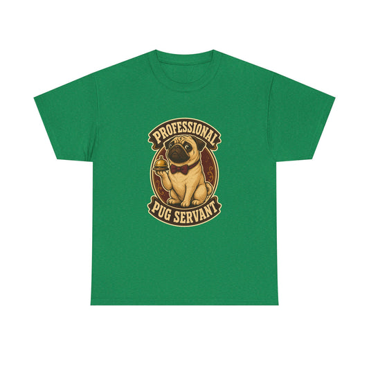 Professional Pug Servant Vintage Graphic T-Shirt