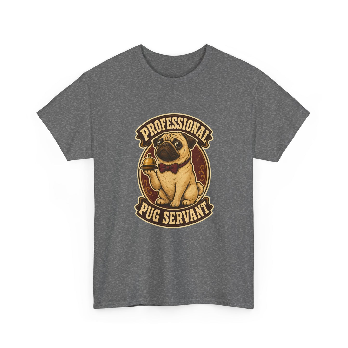 Professional Pug Servant Vintage Graphic T-Shirt