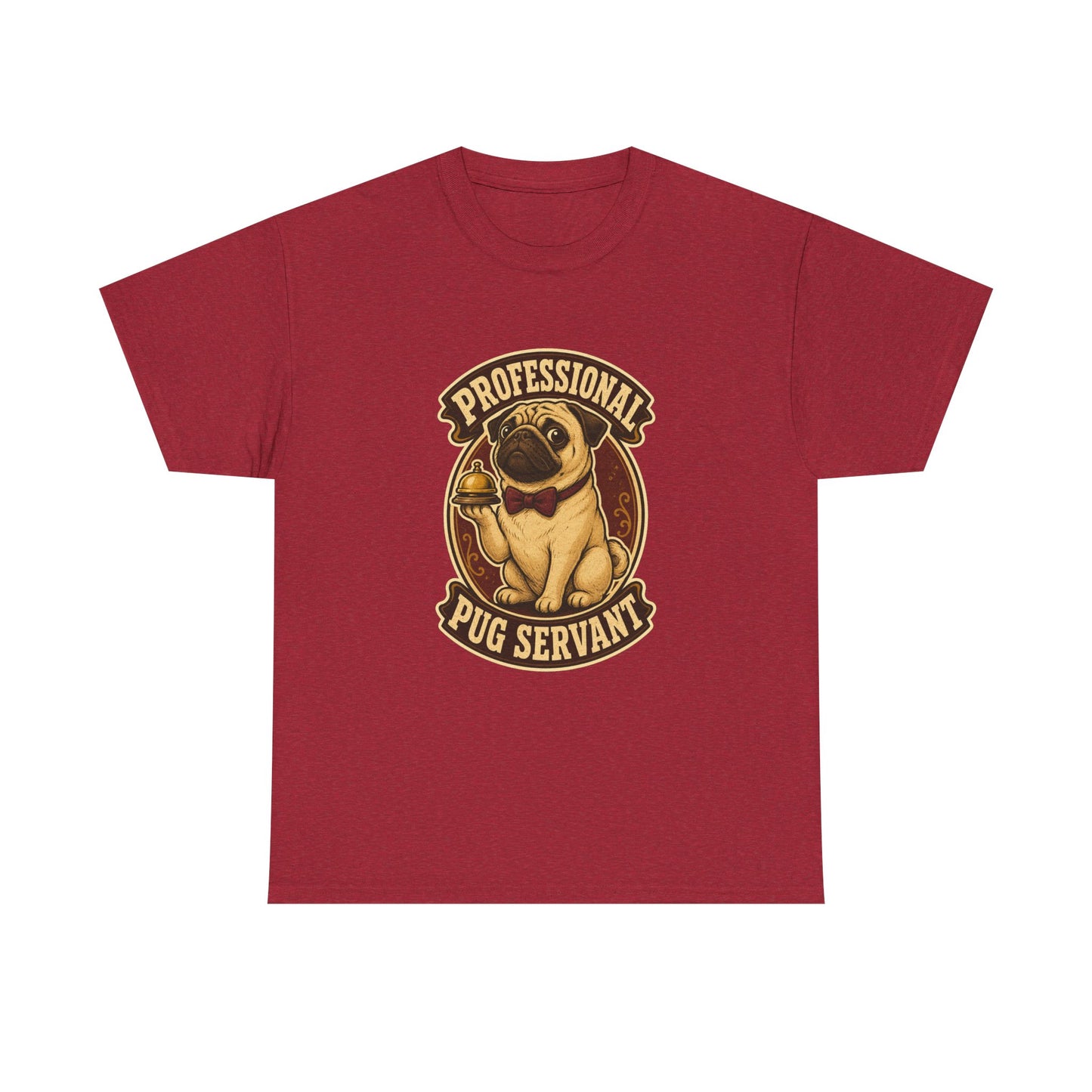 Professional Pug Servant Vintage Graphic T-Shirt