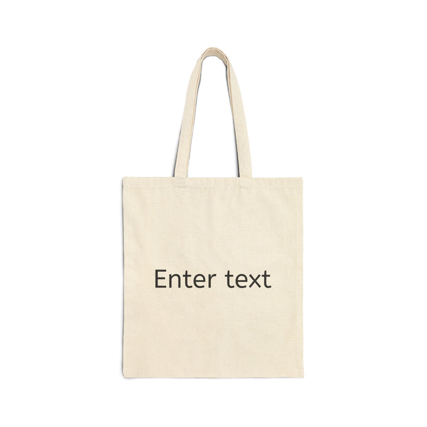 Custom Canvas Tote Bag — Personalized Cotton Grocery & Everyday Market Bag