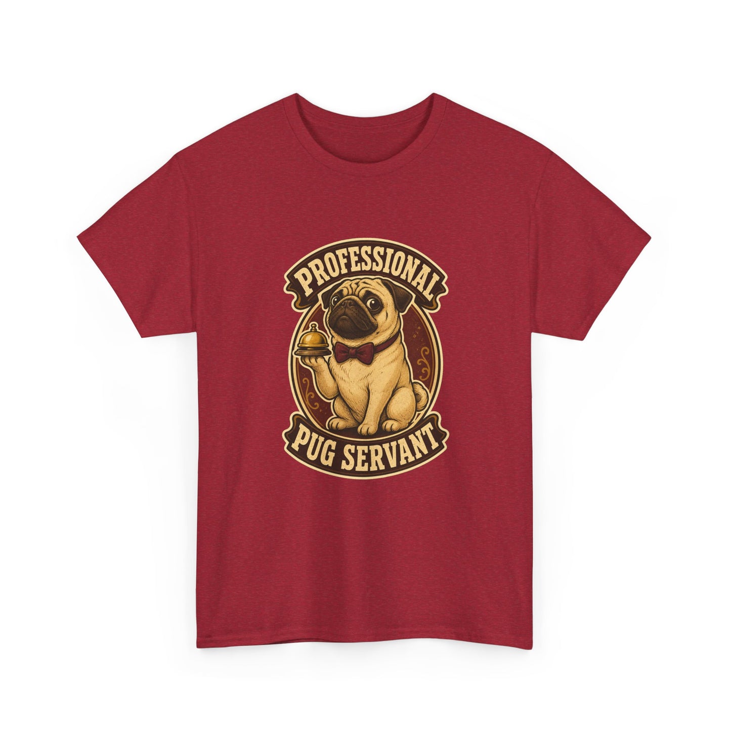 Professional Pug Servant Vintage Graphic T-Shirt