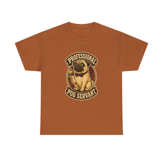 Professional Pug Servant Vintage Graphic T-Shirt